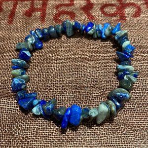 Lapis Lazuli Chips Stretch Bracelet